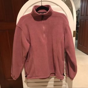 LLBean Purple Quarter Zip